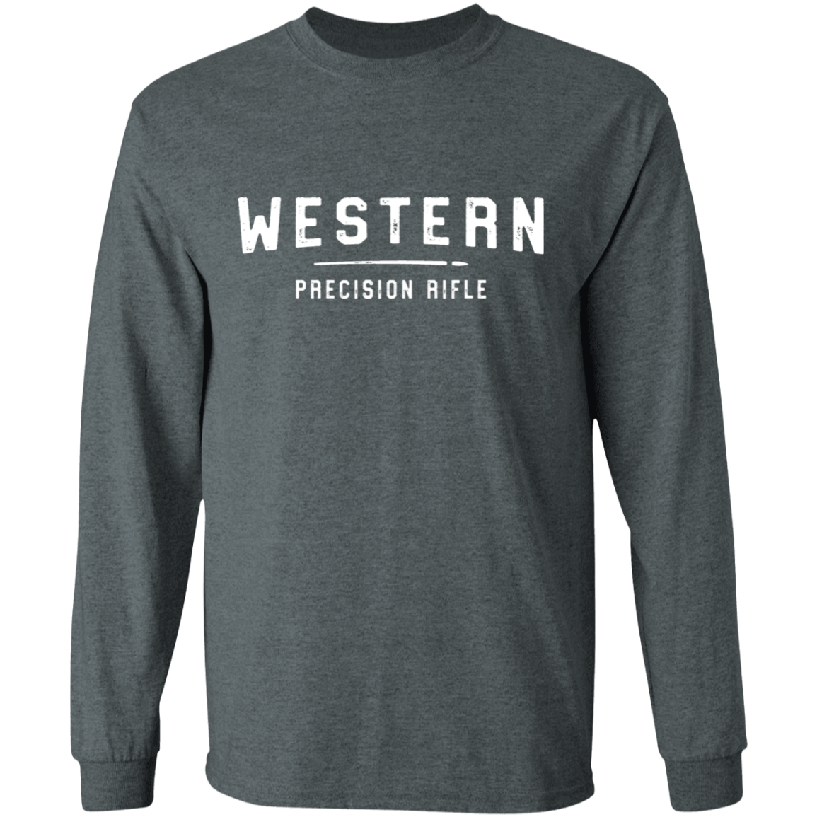 WPR Long Sleeve Tee White Text