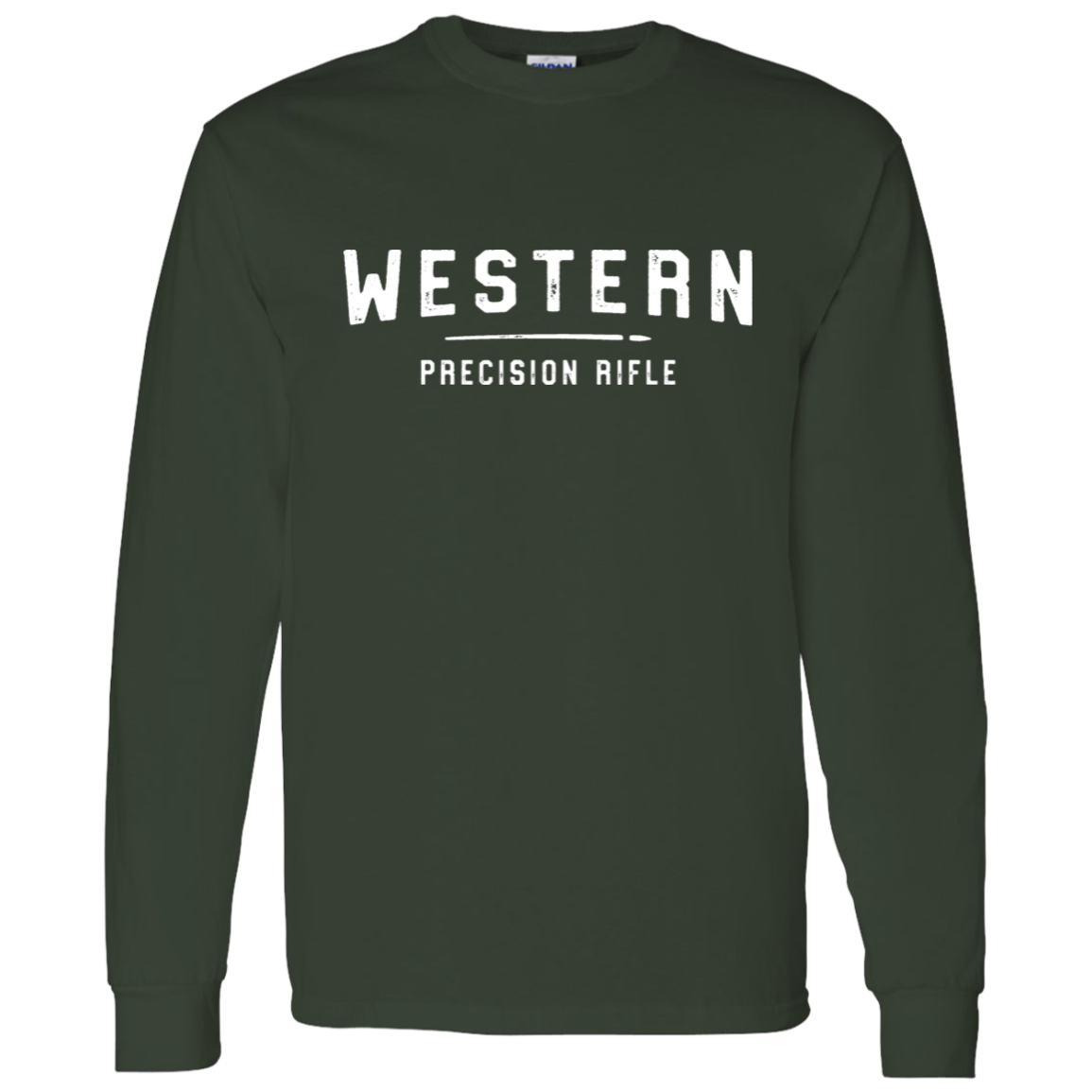 WPR Long Sleeve Tee White Text