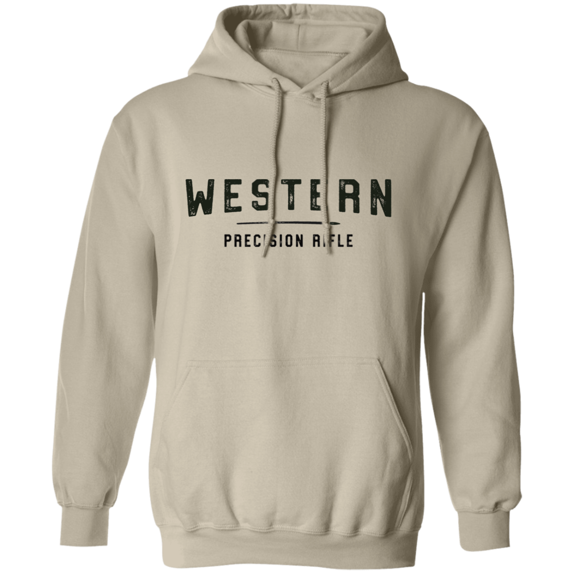 WPR Logo Hoodie. Black Text