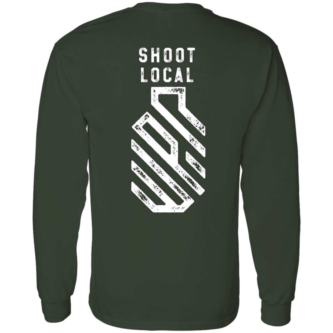 WPR Long Sleeve Tee White Text