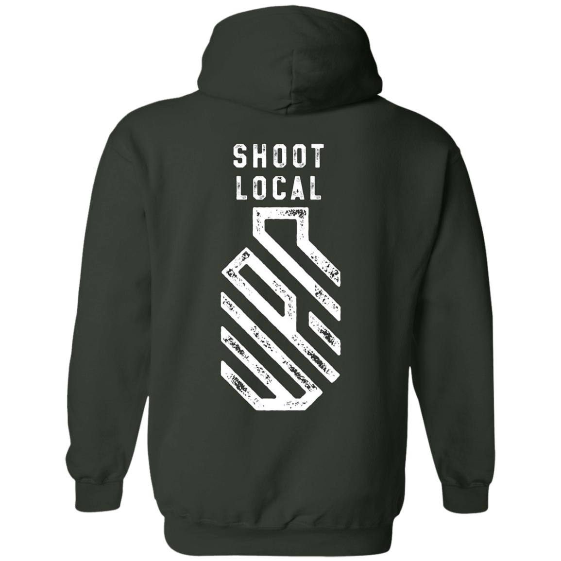 WPR Logo Hoodie White Text