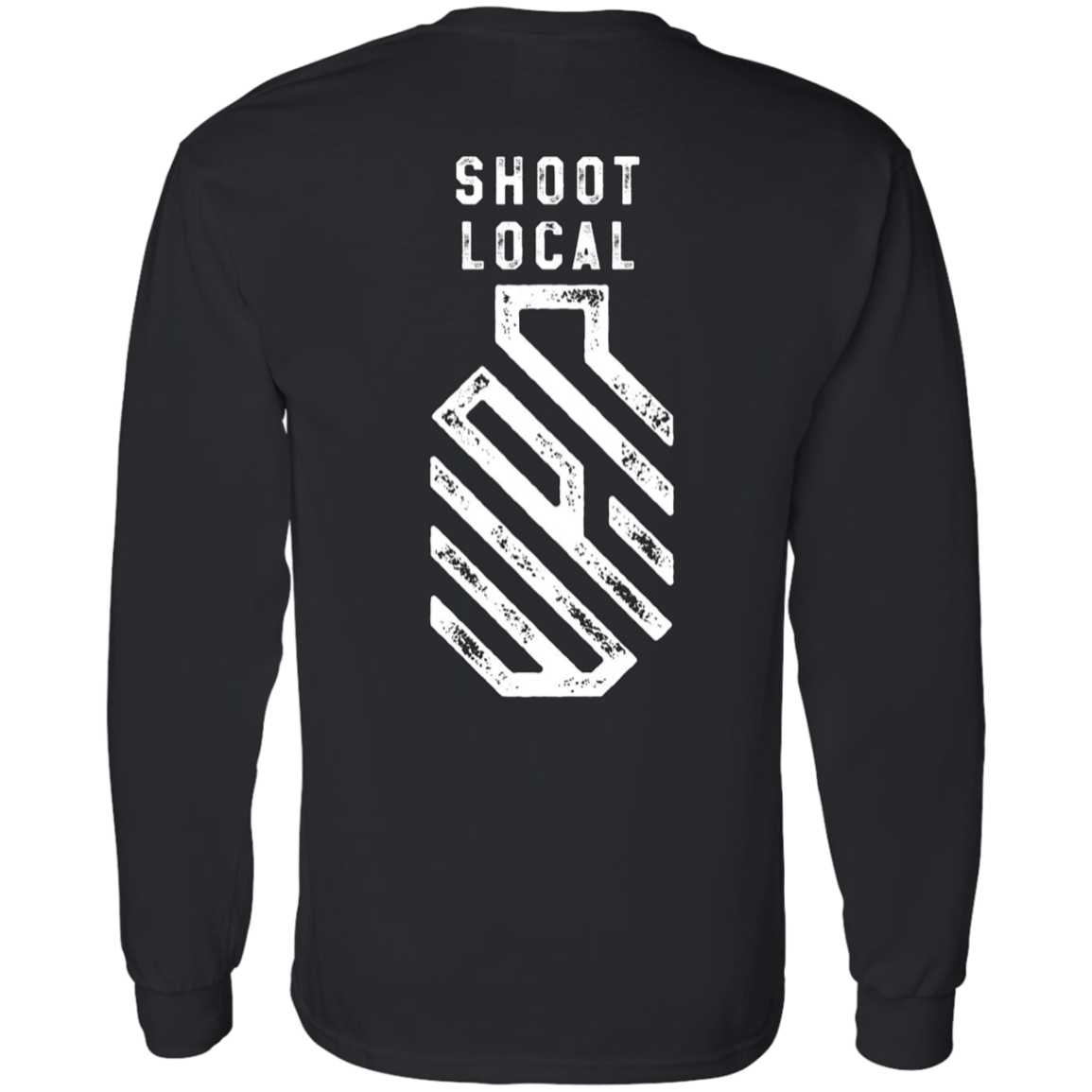 WPR Long Sleeve Tee White Text