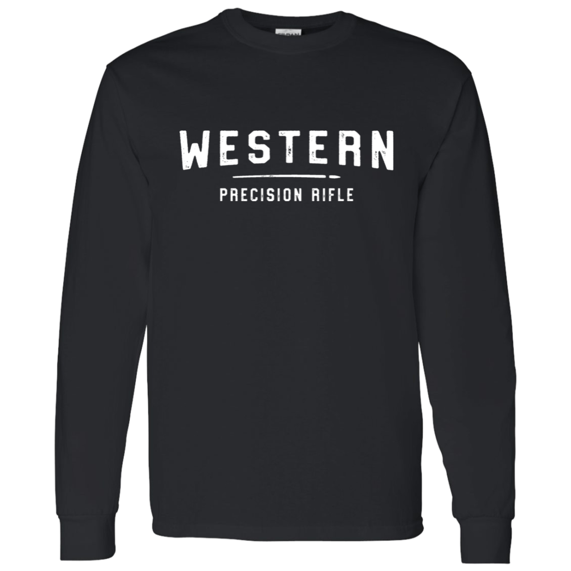WPR Long Sleeve Tee White Text