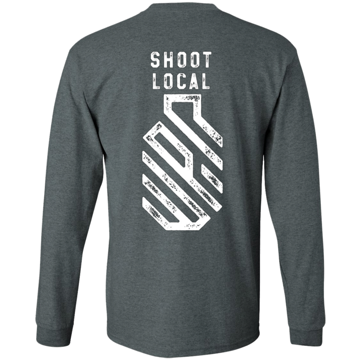 WPR Long Sleeve Tee White Text