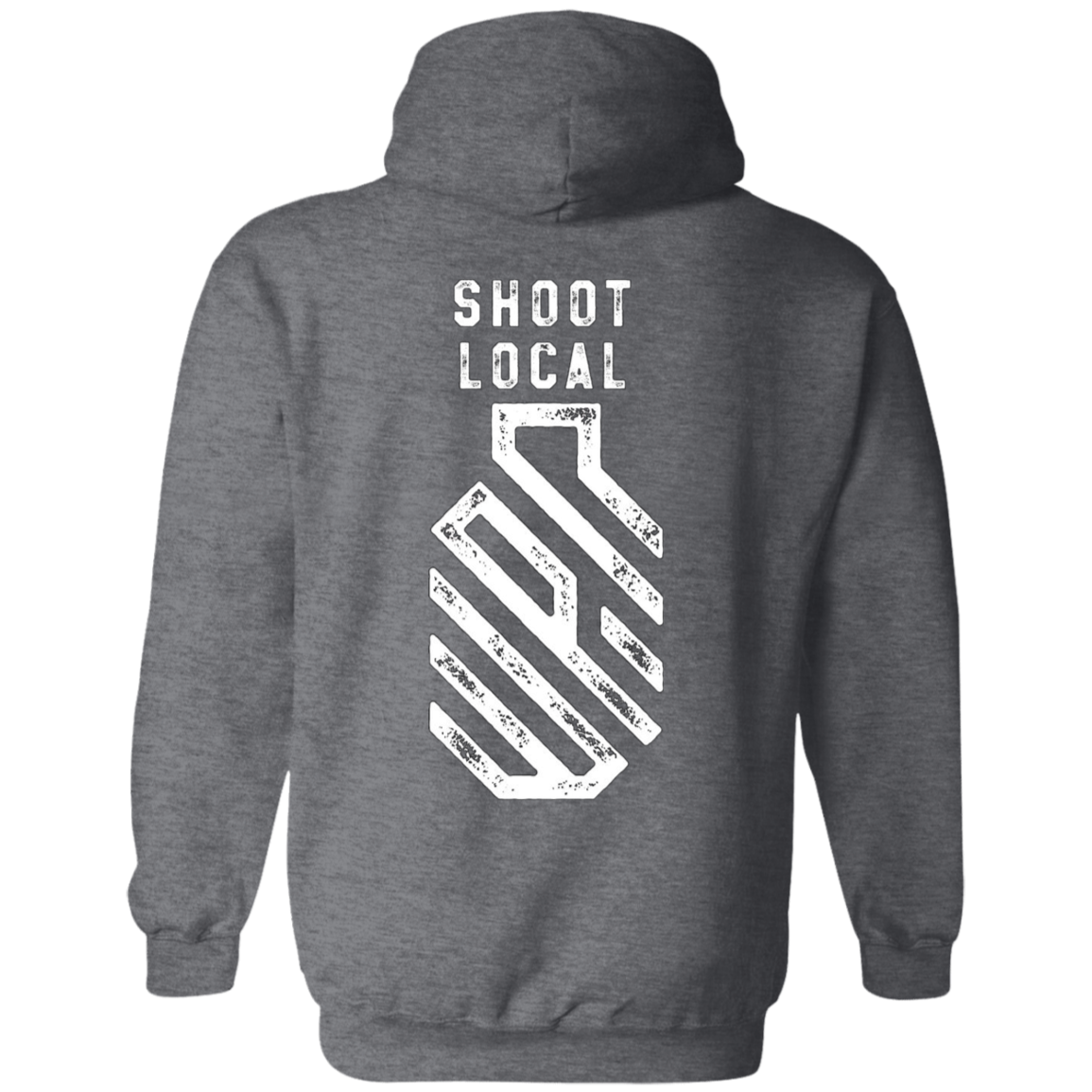WPR Logo Hoodie White Text