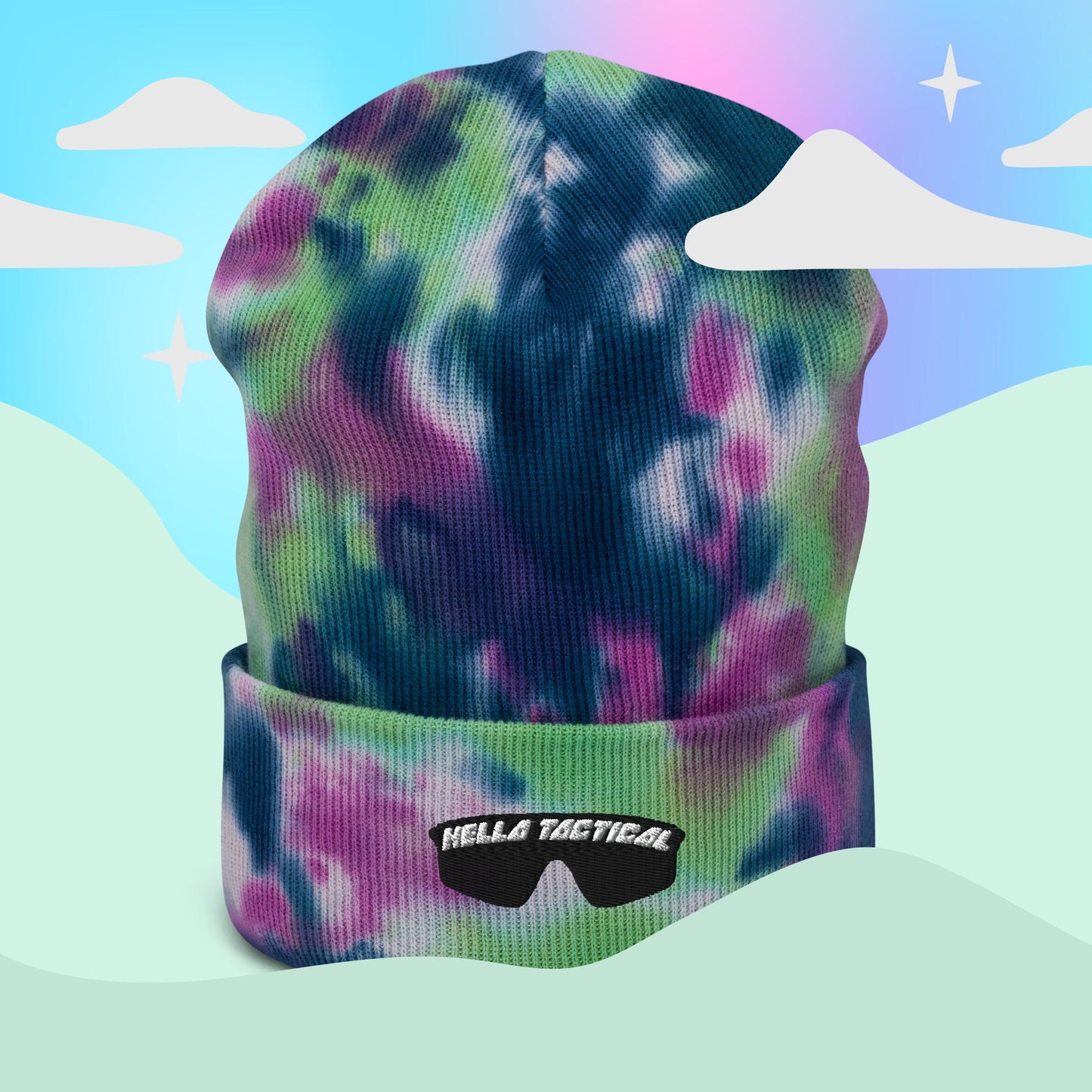 Hella Tactical Tie Dye Beanie
