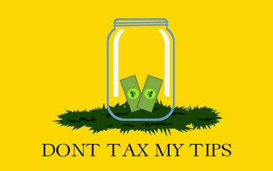 Gadsden's Tip Jar Sticker